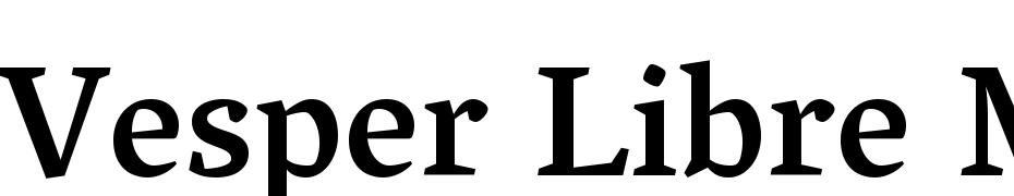 Vesper Libre Medium Font Download Free